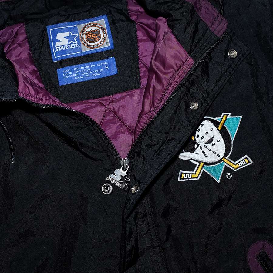 Vintage Starter Mighty Ducks Jacket Small Medium Double Double