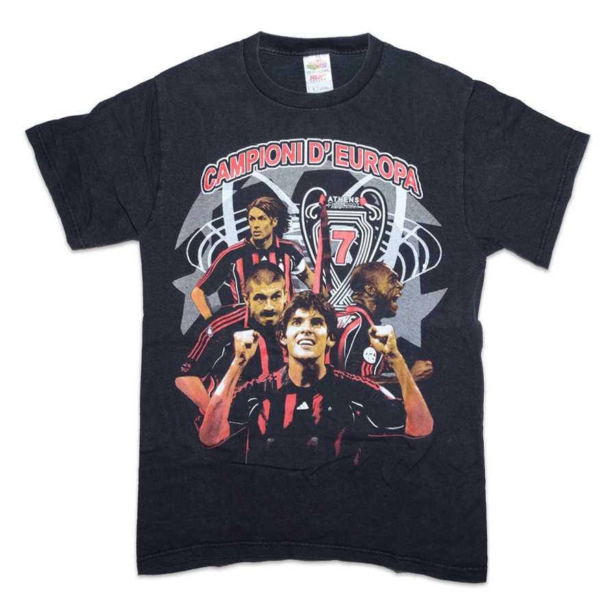 Vintage AC Milan T-Shirt Small - Double Double Vintage