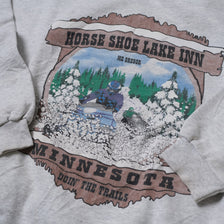 Vintage Horse Shoe Lake Inn Minnesota Sweater Large