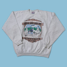 Vintage Horse Shoe Lake Inn Minnesota Sweater Large