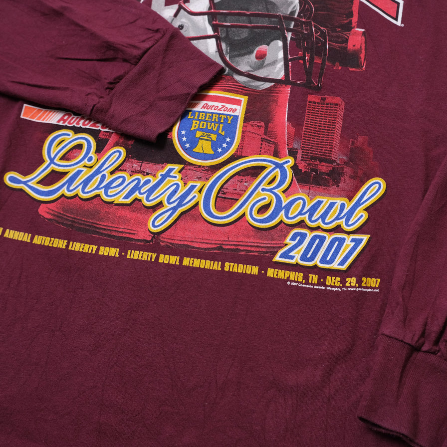 Vintage 2007 Mississippi State Liberty Bowl Longsleeve Large
