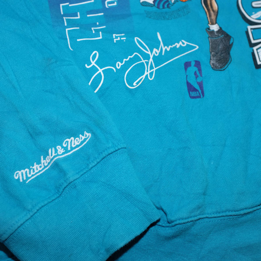 Mitchell and Ness Larry Johnson Sweater Medium - Double Double Vintage