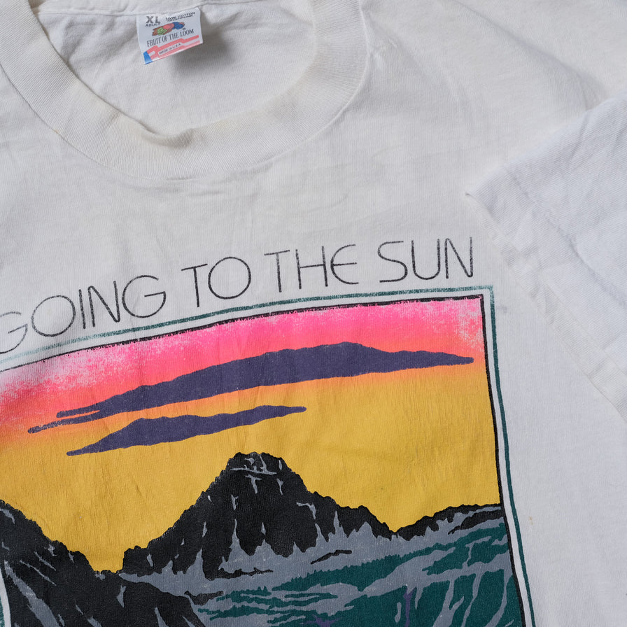 Vintage Glacier National Park Montana T-Shirt XLarge