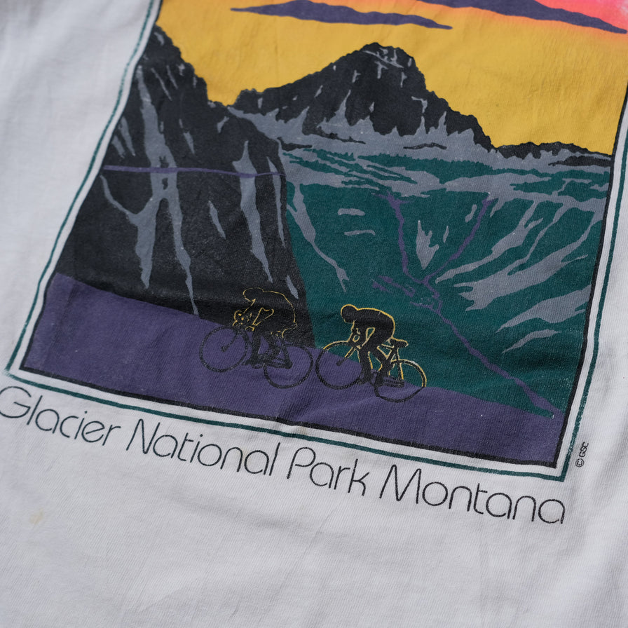 Vintage Glacier National Park Montana T-Shirt XLarge