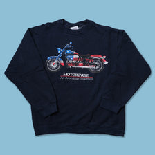 Vintage Motorcycle Sweater Medium