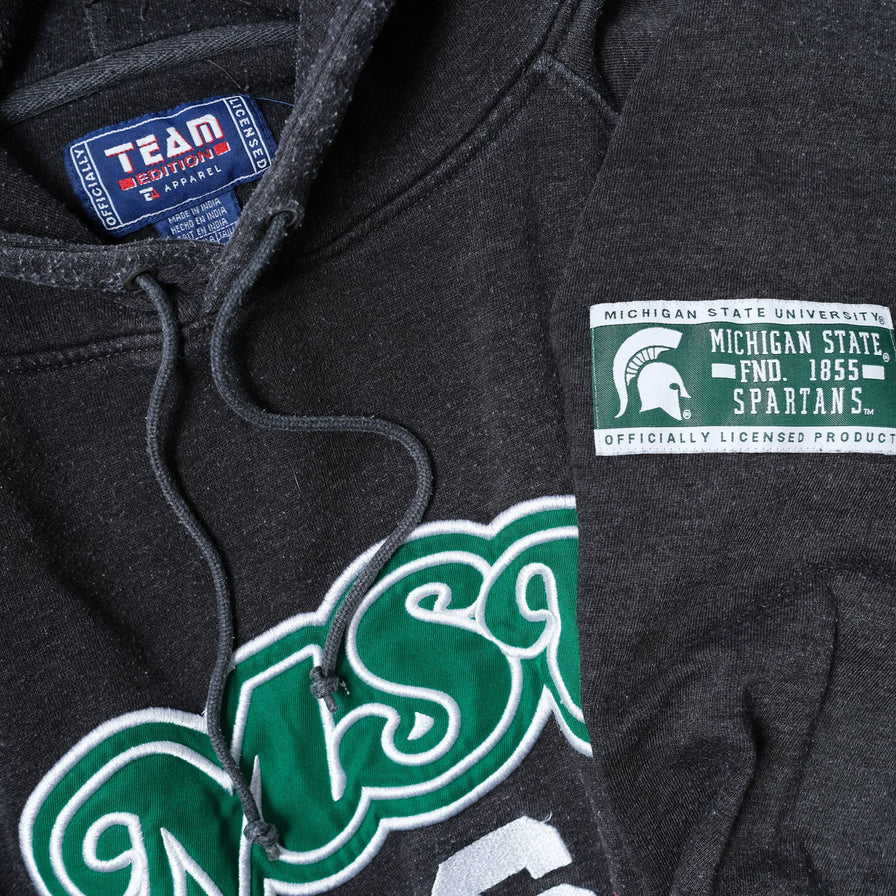 Vintage Michigan State University Hoody Large