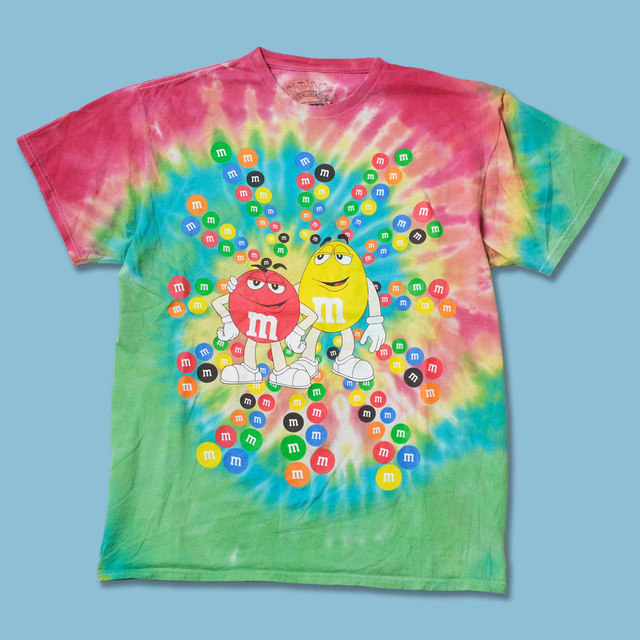 Vintage M&M Tie Dye T-Shirt Large