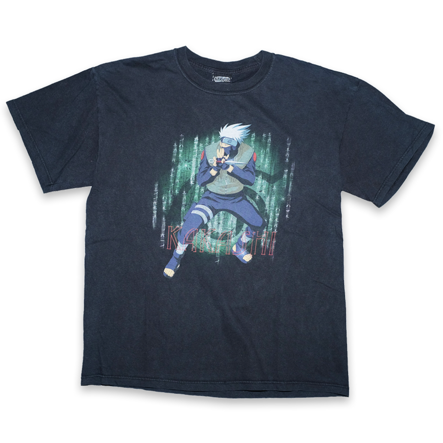 Vintage 2002 Naruto Kakashi T-Shirt Large