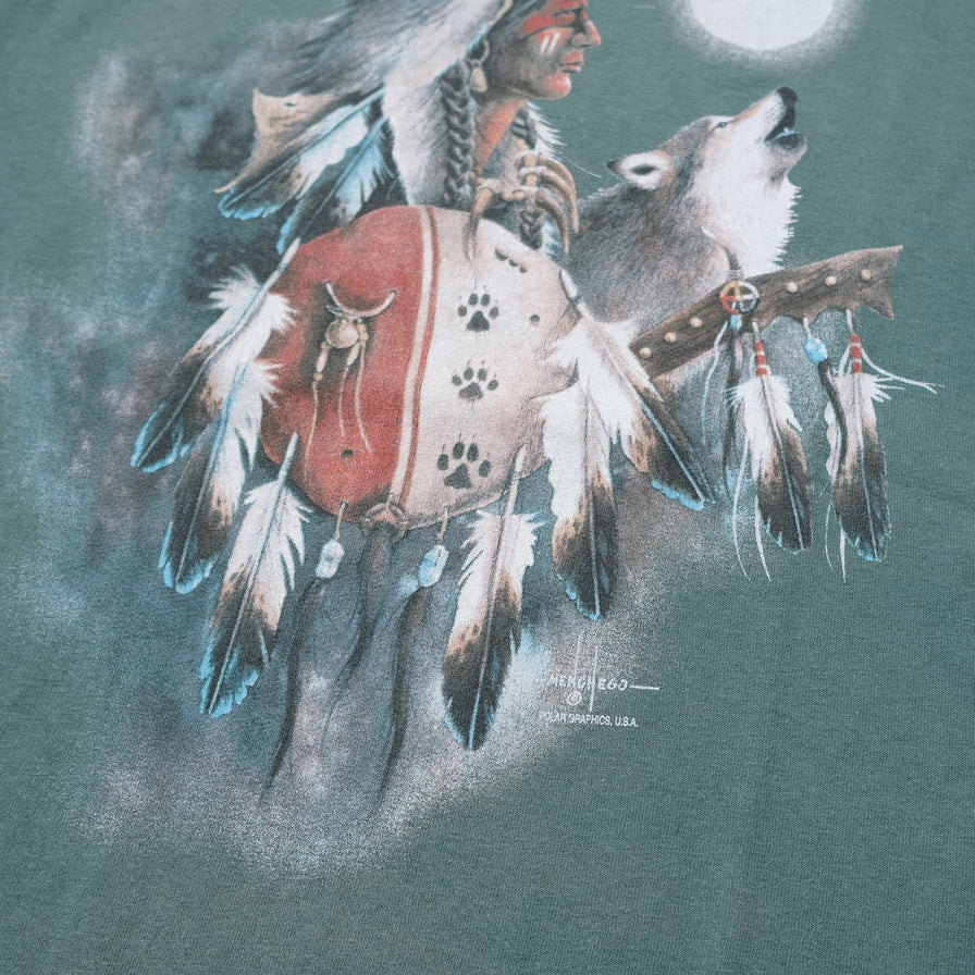 Vintage Native T-Shirt Large
