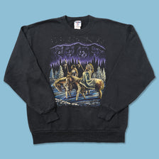 Vintage Wolves Sweater Medium / Large