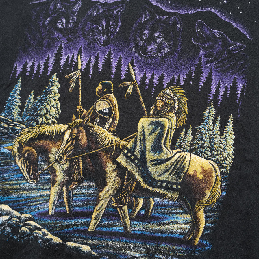 Vintage Wolves Sweater Medium / Large