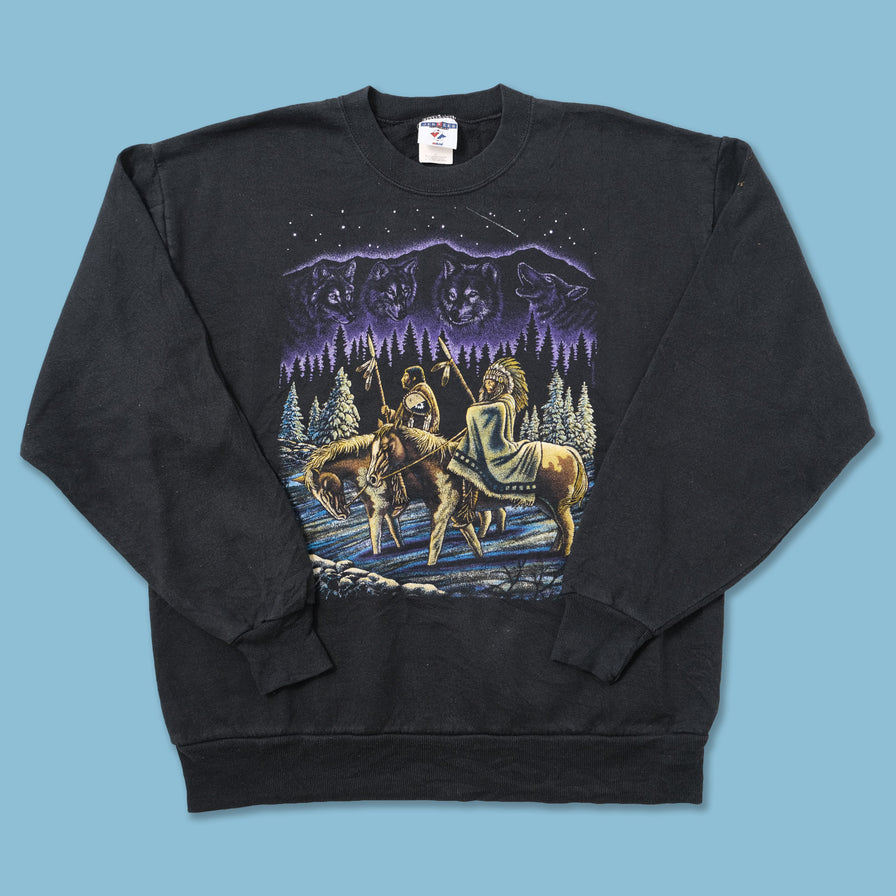 Vintage Wolves Sweater Medium / Large