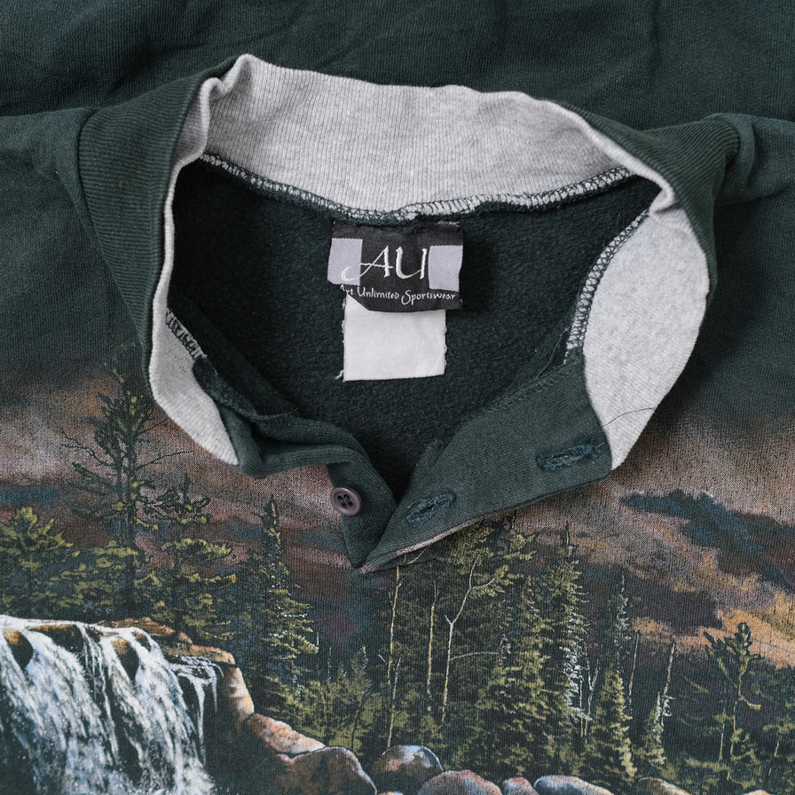 Vintage Wolves Sweater XXLarge