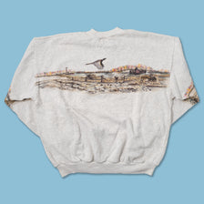 Vintage Peacock Sweater XLarge