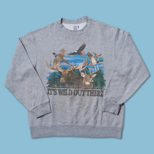 Vintage It's Wild Out There Sweater Small / Medium
