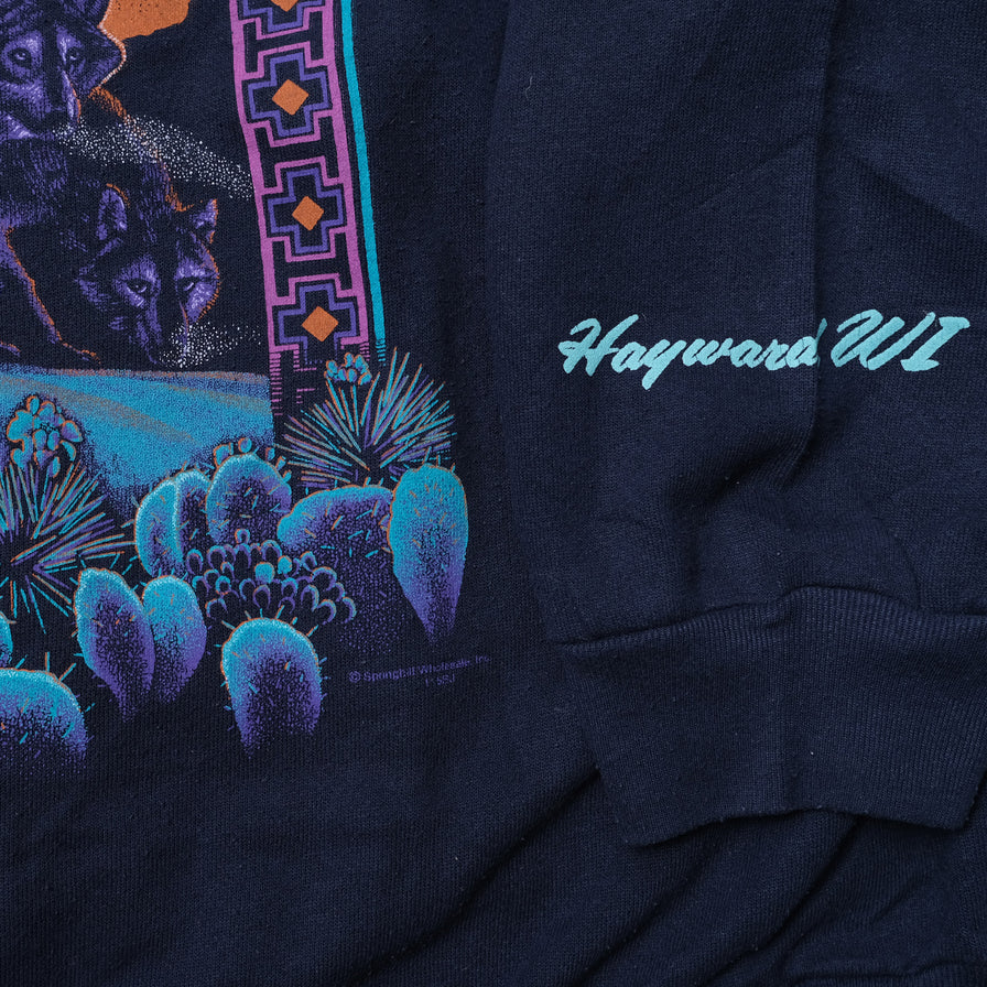 Vintage Wolves Sweater XLarge