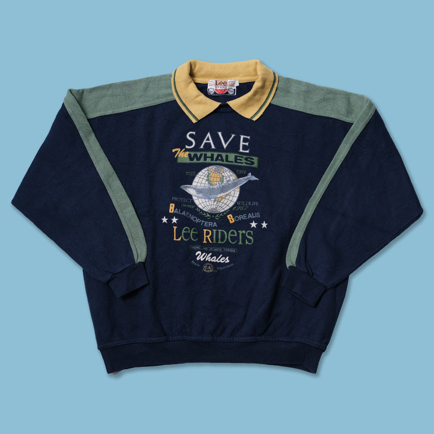 Vintage Save The Whales Sweater Small