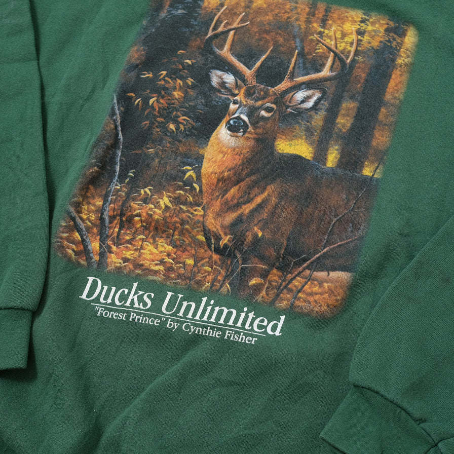 Vintage Deer Sweater XLarge