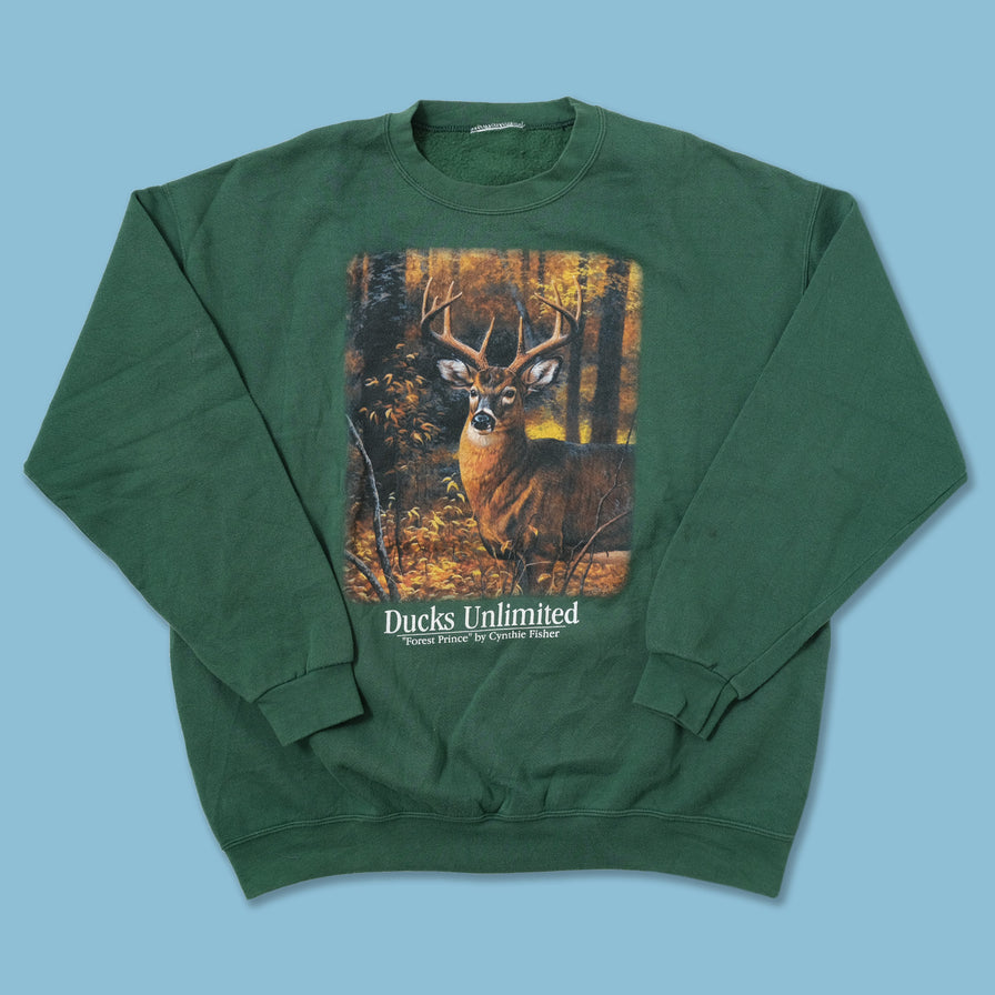 Vintage Deer Sweater XLarge