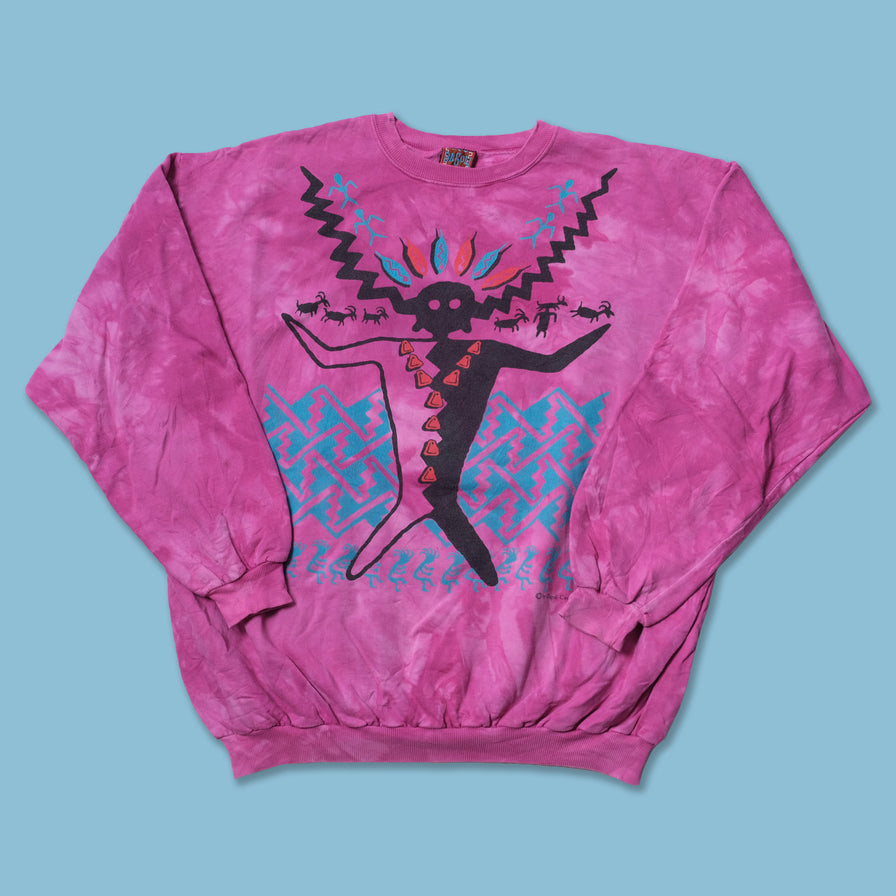 Vintage Dagoli Pattern Sweater XLarge