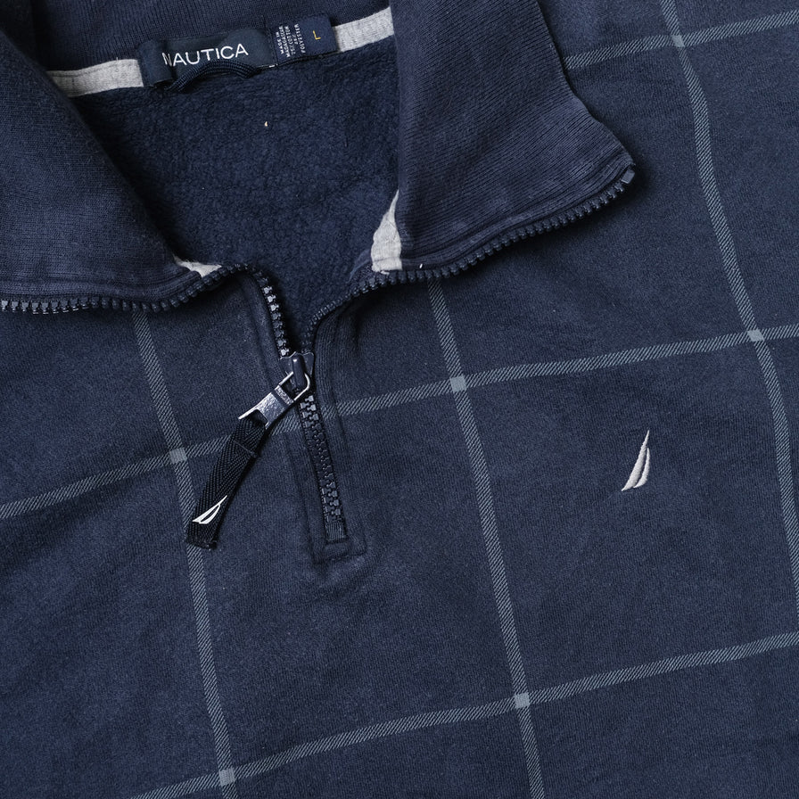 Vintage Nautica Q-Zip Sweater Medium / Large