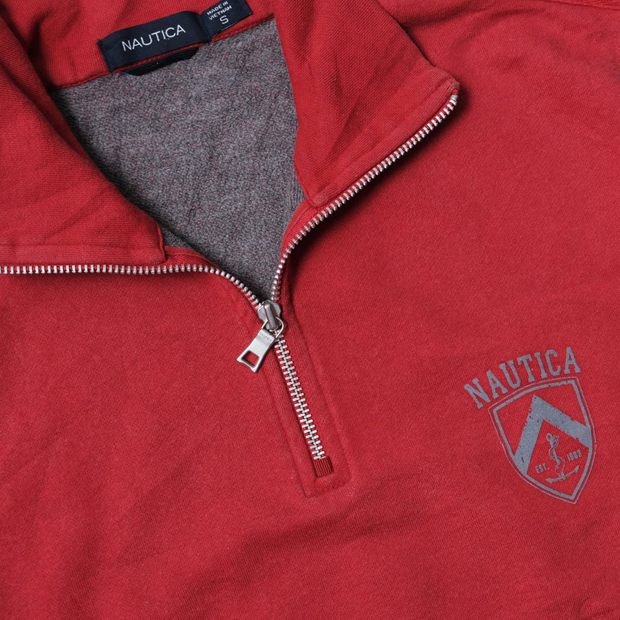 Vintage Nautica Q-Zip Sweater Medium
