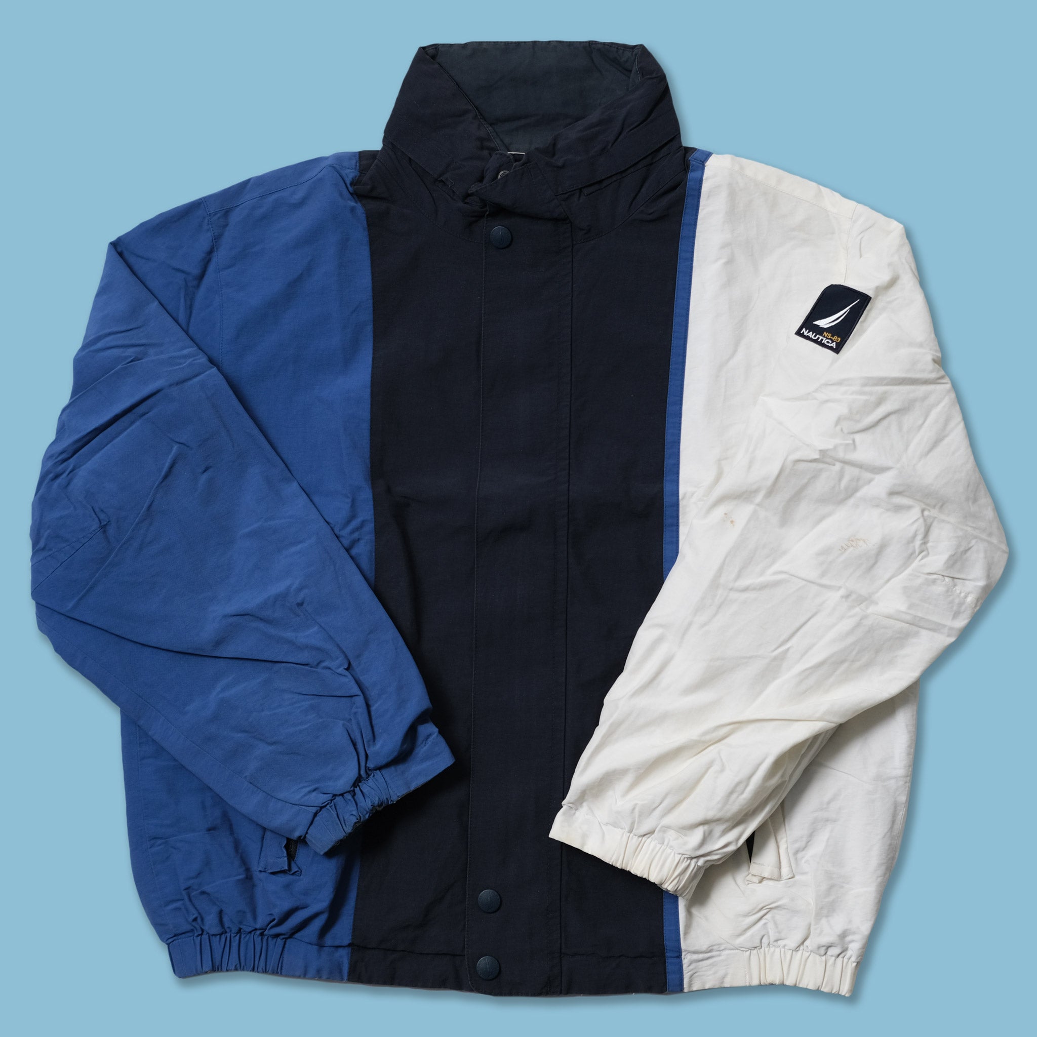 Vintage NAUTICA NS-83 Blue Jacket Fleece Lining Men Women Jacket Outdoor  Sailing Winter Size L -  Canada