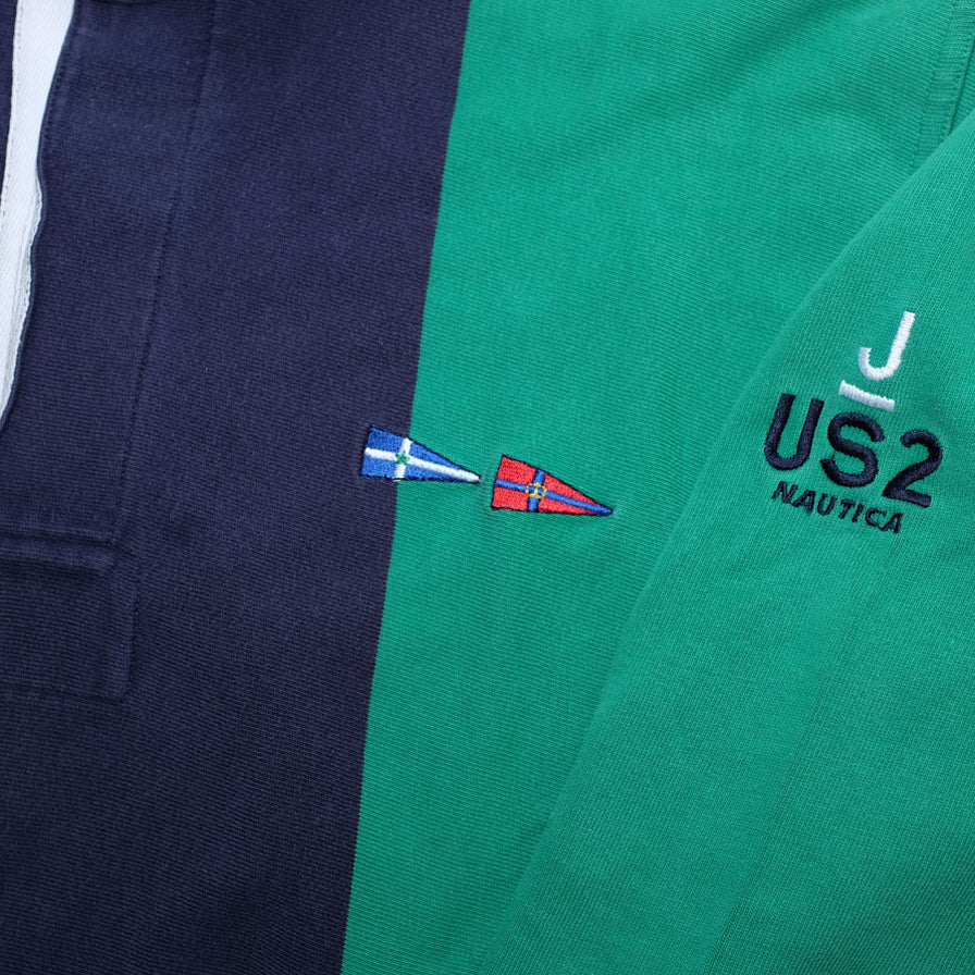 Vintage Nautica Long Polo Medium - Double Double Vintage