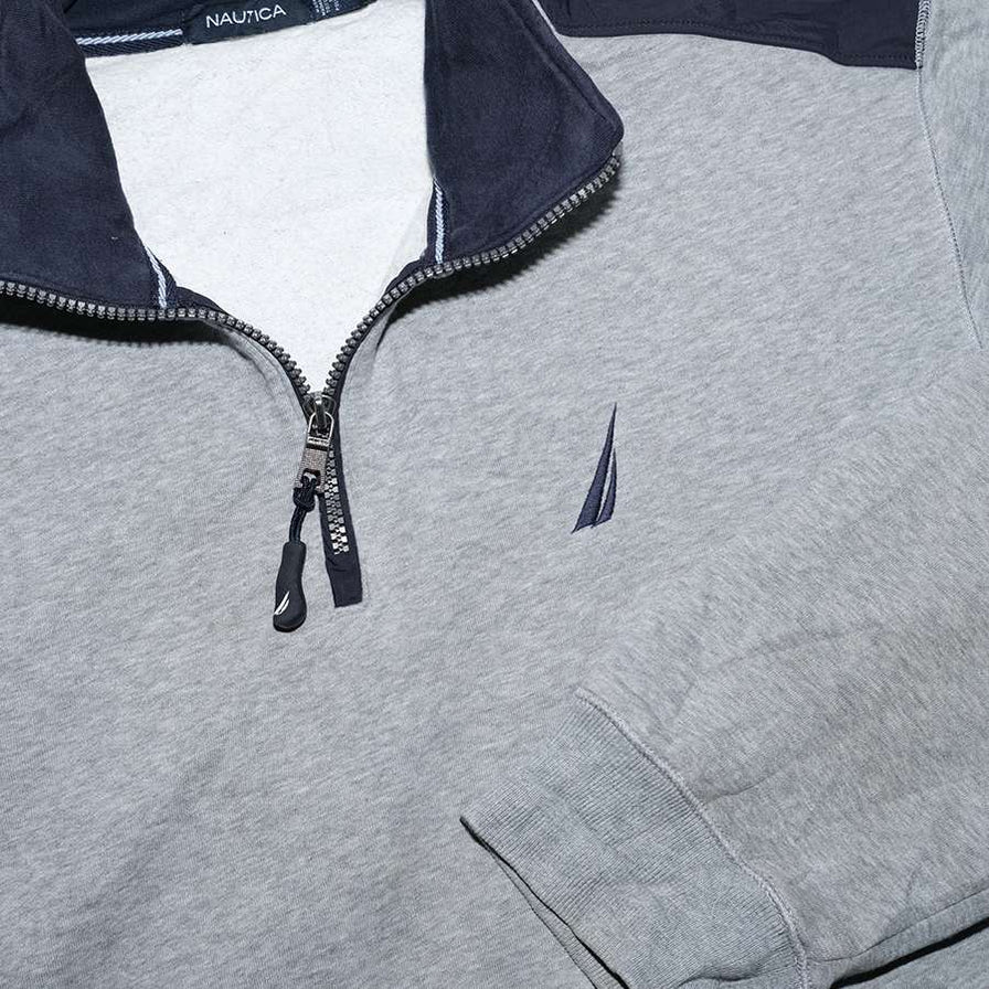 Vintage Nautica Q-Zip Sweater XLarge