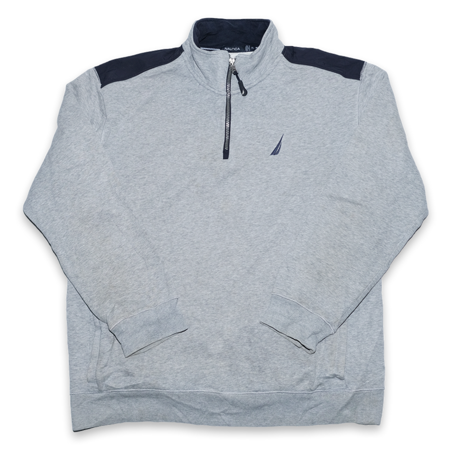 Vintage Nautica Q-Zip Sweater XLarge