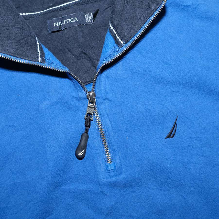 Vintage Nautica Q-Zip Sweater Medium