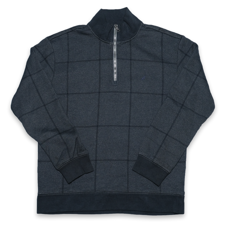 Vintage Nautica Q-Zip Sweater Medium
