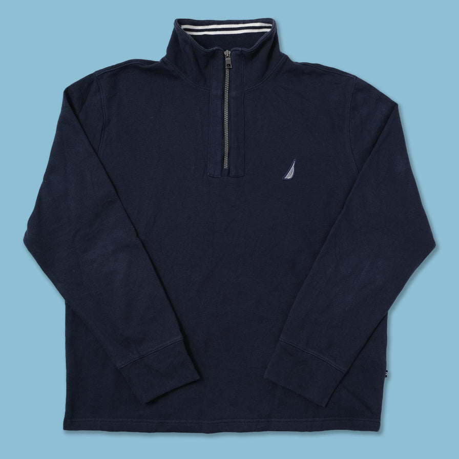 Vintage Nautica Q-Zip Sweater Large