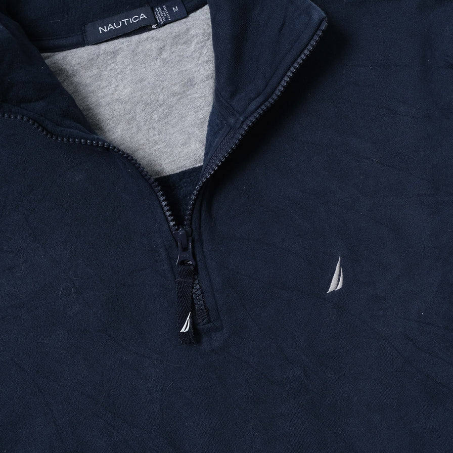 Vintage Nautica Q-Zip Sweater Medium