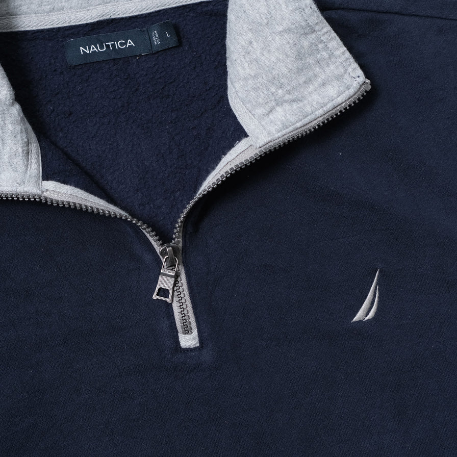 Vintage Nautica Q-Zip Sweater Medium / Large