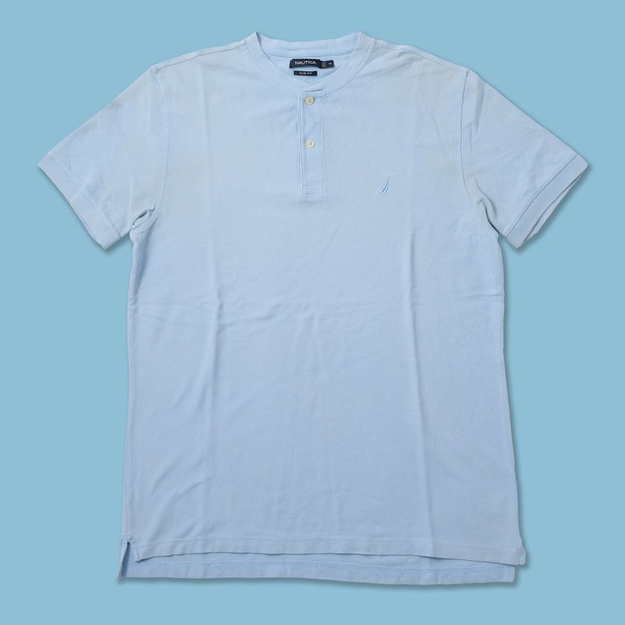 Vintage Nautica Button T-Shirt XLarge
