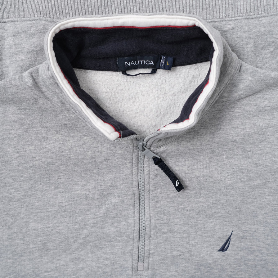 Vintage Nautica Q-Zip Sweater XLarge