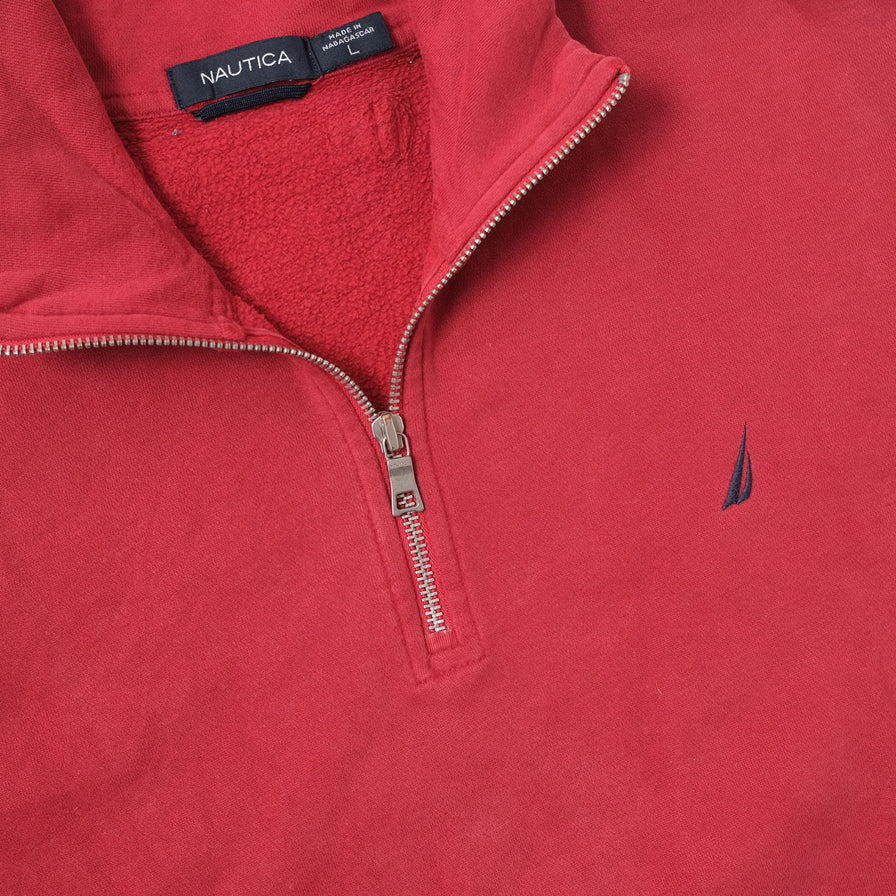 Vintage Nautica Q-Zip Sweater Large