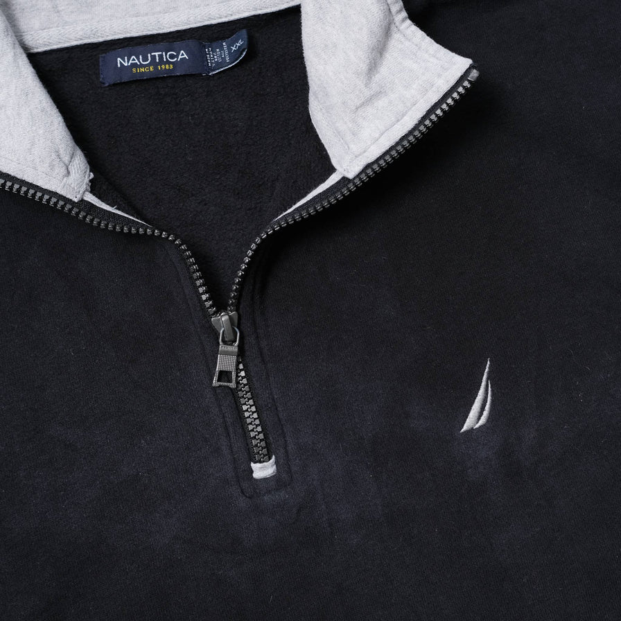 Vintage Nautica Q-Zip Sweater XXL