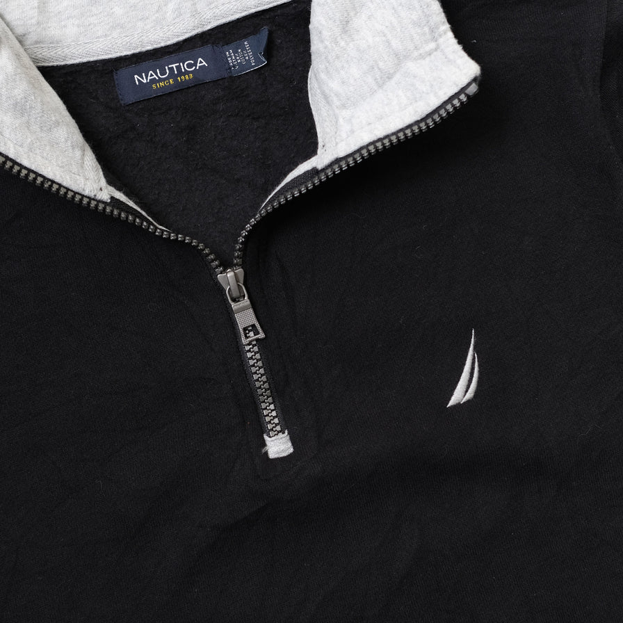 Vintage Nautica Q-Zip Sweater Medium