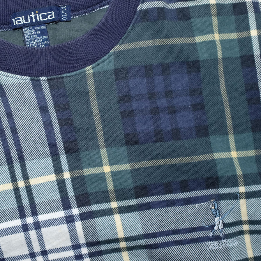 Vintage Nautica Golf Sweater XLarge - Double Double Vintage