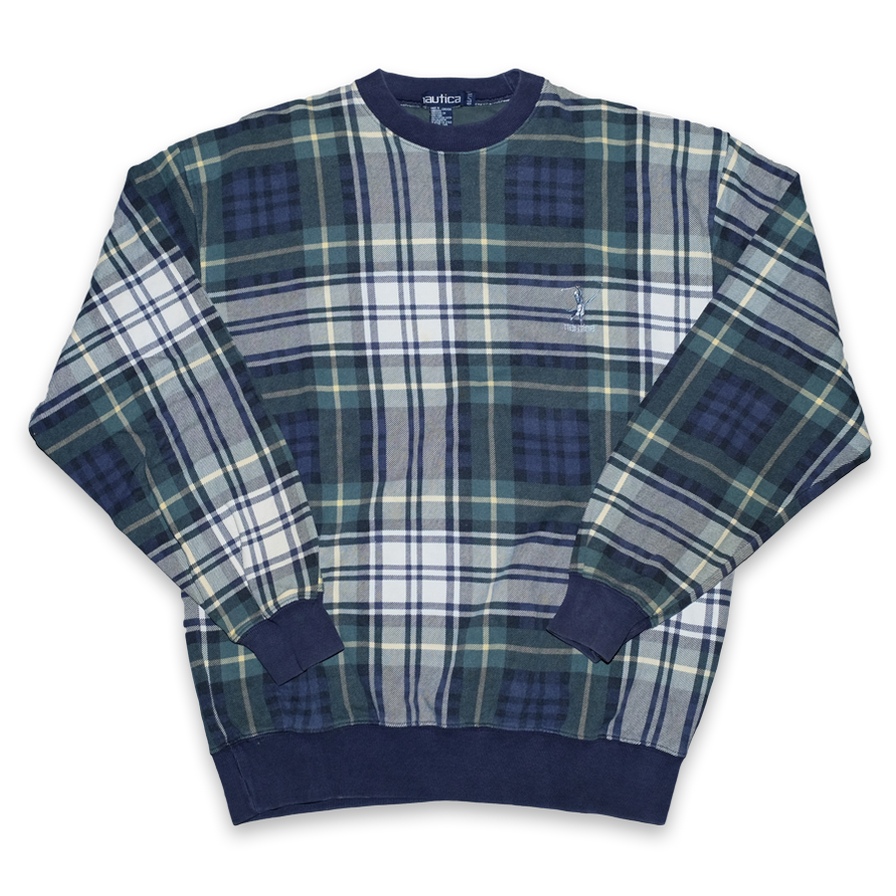 Vintage Nautica Golf Sweater XLarge - Double Double Vintage