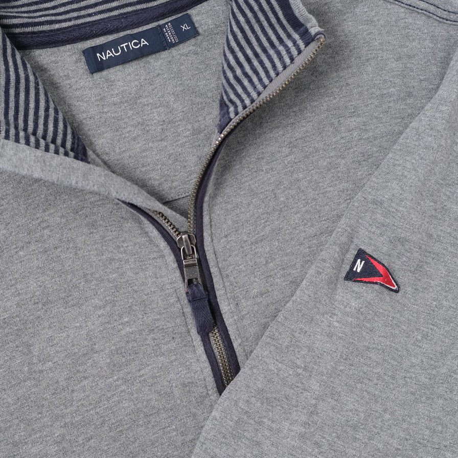 Vintage Nautica Q-Zip Sweater XLarge