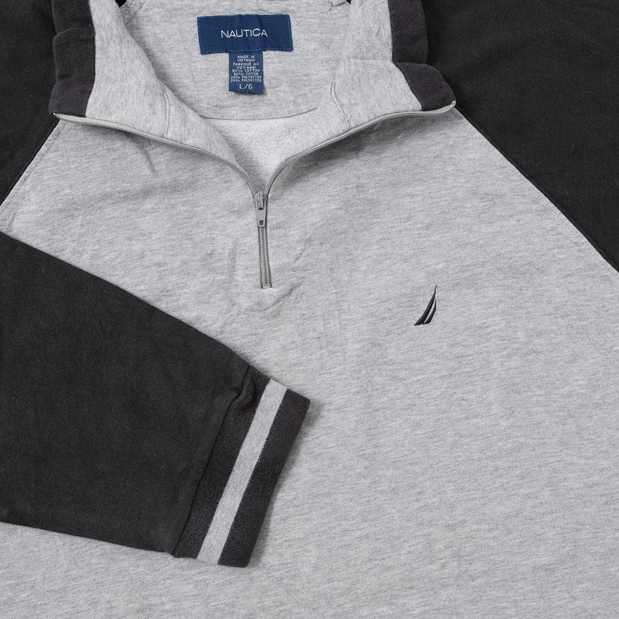 Vintage Nautica Q-Zip Sweater Large