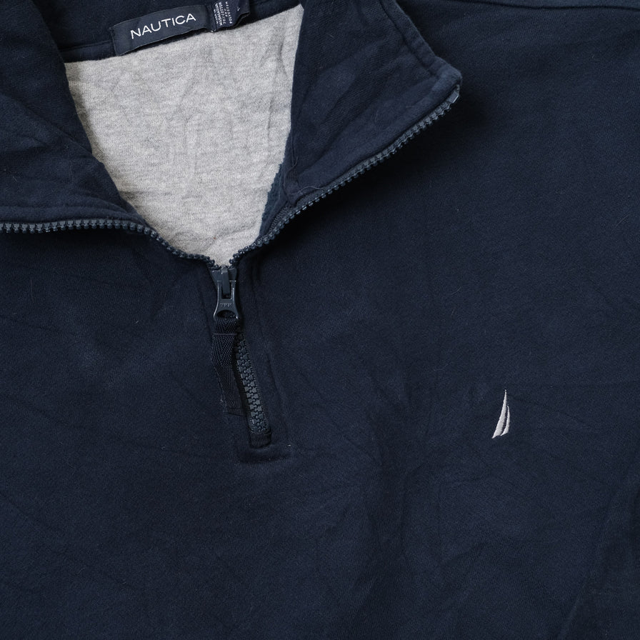 Vintage Nautica Q-Zip Sweater Large