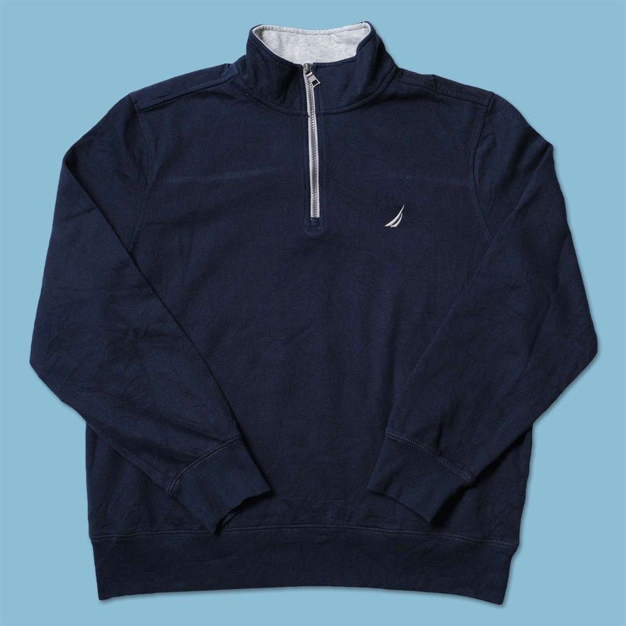 Vintage Nautica Q-Zip Sweater Large