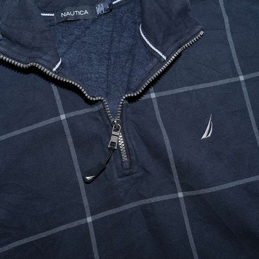 Vintage Nautica Q-Zip Sweater Large