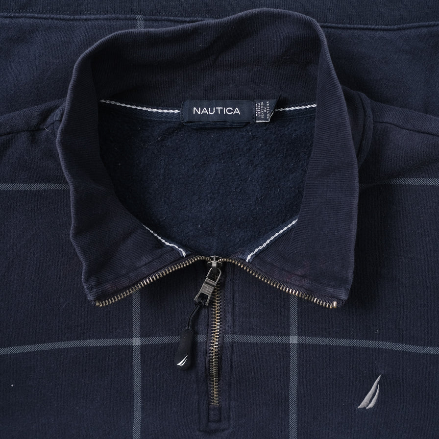 Vintage Nautica Q-Zip Sweater XLarge