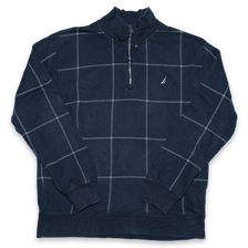 Vintage Nautica Q-Zip Sweater Large