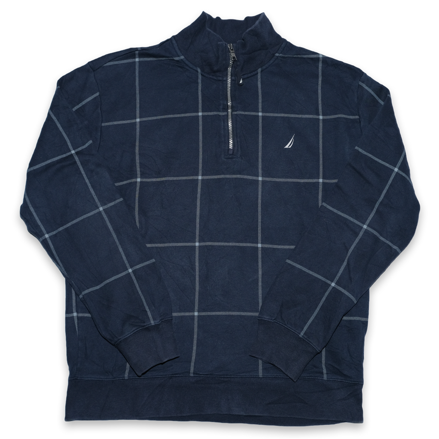 Vintage Nautica Q-Zip Sweater Large